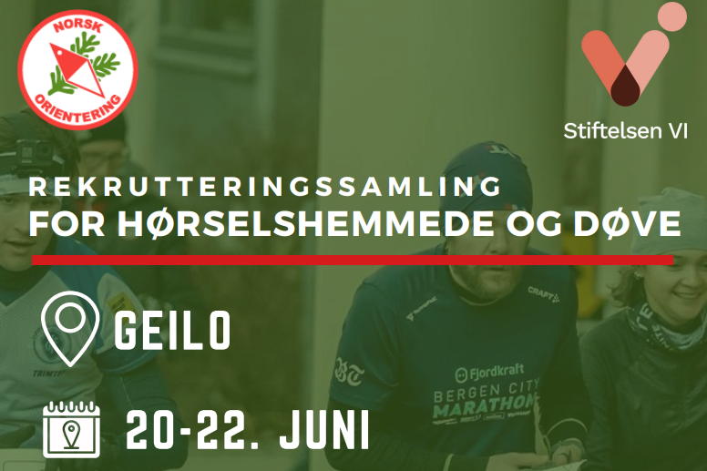 Bli med på sosial orienteringssamling for hørselshemmede og døve på Geilo - både for nybegynnere og erfarne!