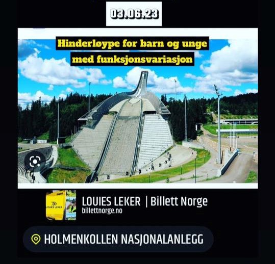 Louises leker 2023 arrangeres i Holmenkollen 3. juni.