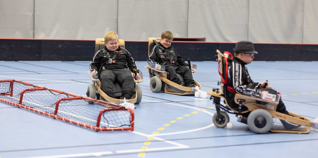 Gimlehallen er arena for utprøving av el-innebandy 21. mars.