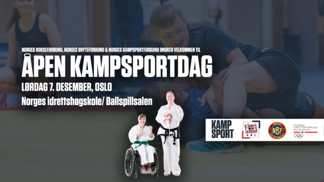 Åpen kampsportdag i Oslo 7. desember er avlyst.