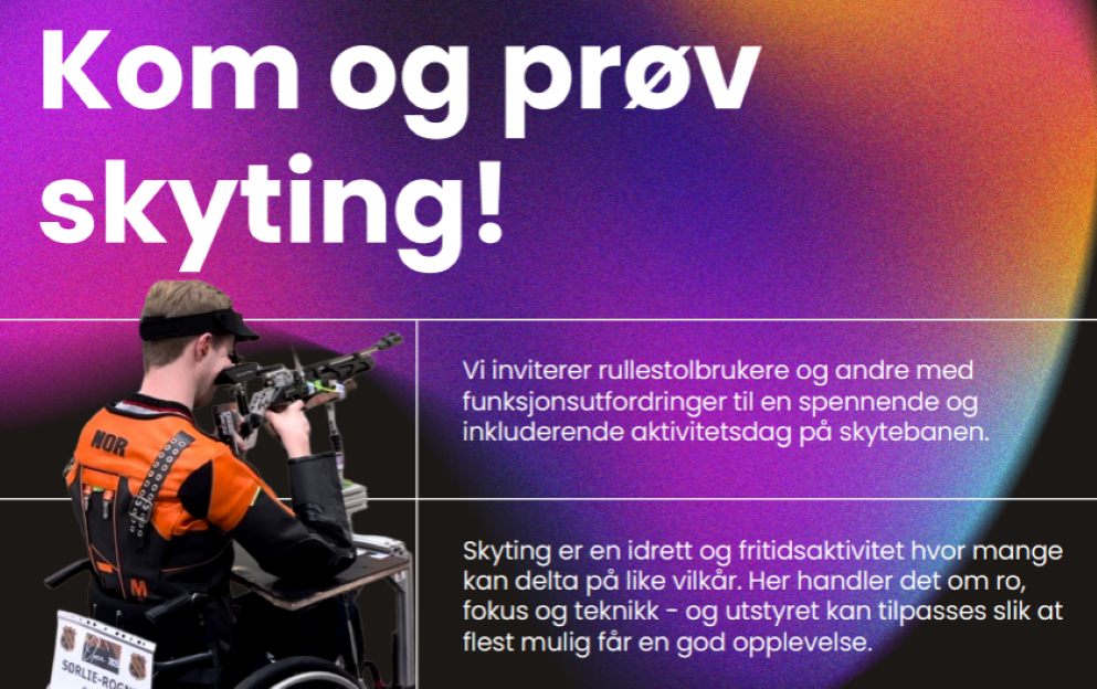 Lyst til å teste rifle og/ eller pistol? Bli med på utprøvingsdag i Ørskog utenfor Ålesund lørdag 23. mai kl. 1200-1430. 